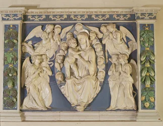 Madonna mit Kind und Engeln